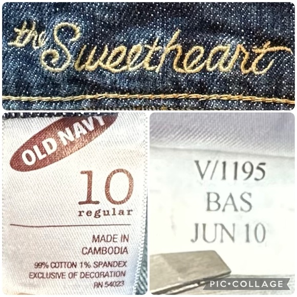 Old Navy Womens Jeans SweetHeart Flared Classic Rise Stretch 31” Inseam Size 10 - Picture 16 of 16